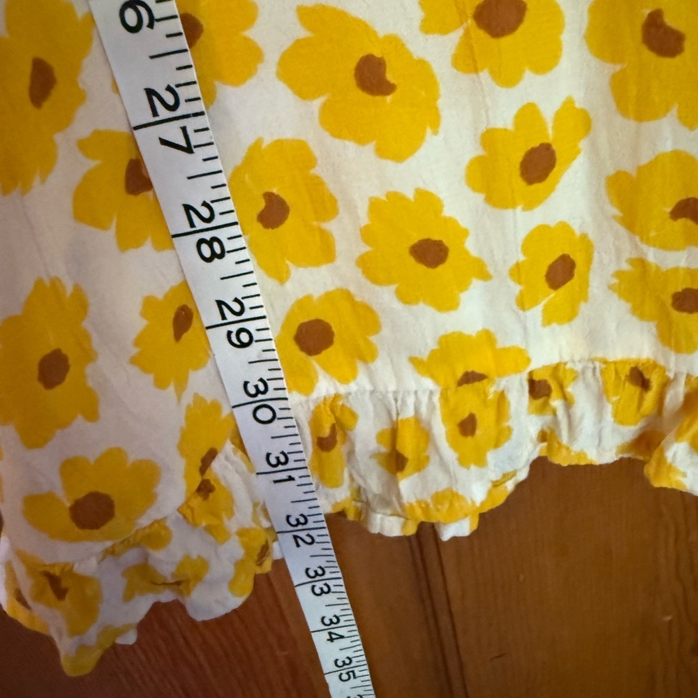 Faithfull the Brand Florence Marigold Floral
Spring Mini Dress Yellow - Picture 5 of 6